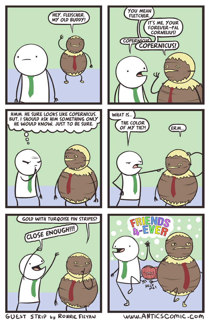 Guest comic by Ronnie Filyaw